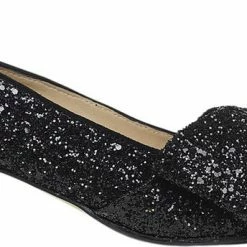 ANGULUS Pump Med Sl&oslash;jfe. 2486/1163 Sort Glitter/Sort