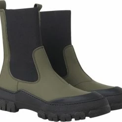 Garment Project Twig Chelsea - Army Rubberised Leather Army