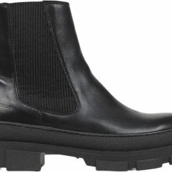 ANGULUS Chelsea St&oslash;vle Med Uldfoer 1604/019 Sort/sort