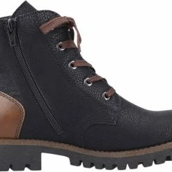 Rieker Schwarz/mogano