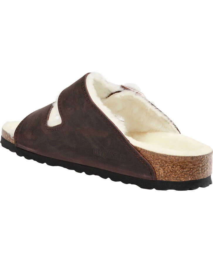 Birkenstock Arizona LEOI Habana Shearling HABANA 4 Birkenstock Arizona LEOI Habana Shearling HABANA - Billede 2