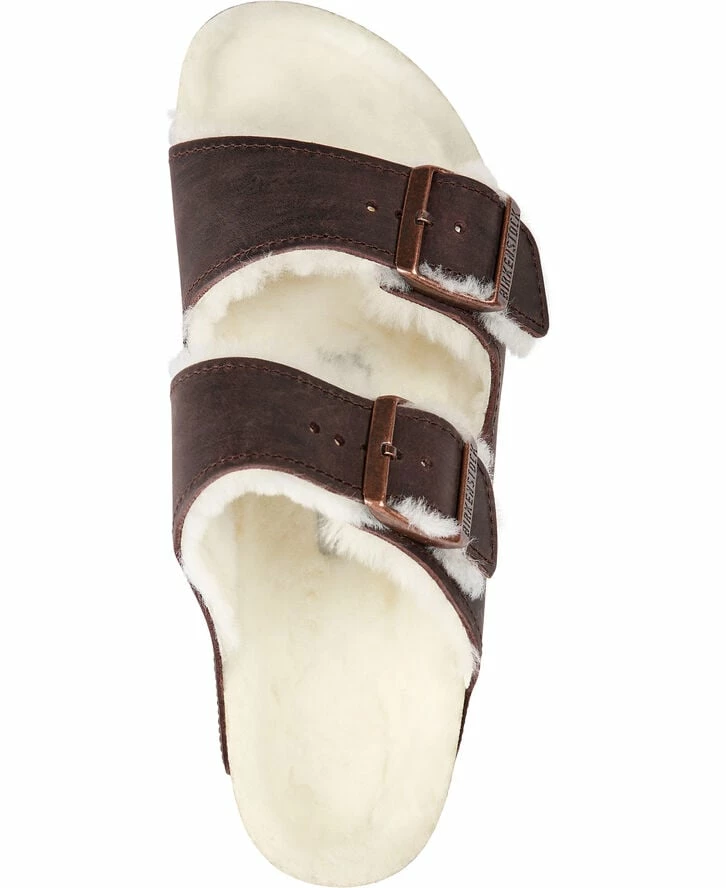 Birkenstock Arizona LEOI Habana Shearling HABANA 5 Birkenstock Arizona LEOI Habana Shearling HABANA - Billede 3