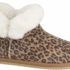 Lovelies SULA - SHEARLING SUEDE BOOTS LEOPARD