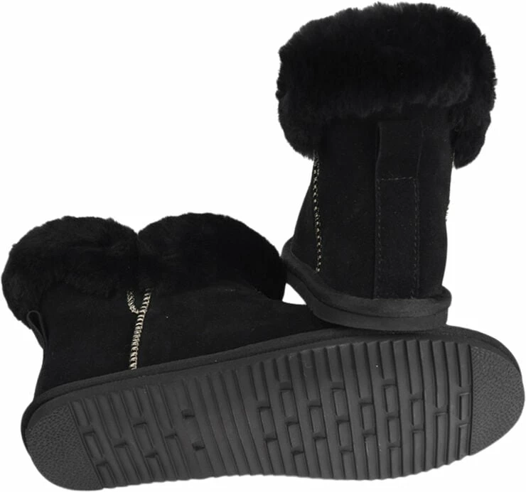 Lovelies SULA - SHEARLING SUEDE BOOTS BELUGA 6 Lovelies SULA - SHEARLING SUEDE BOOTS BELUGA - Billede 4