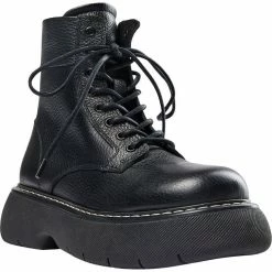 Steve Madden Wanny Bootie BLACK LEATHER