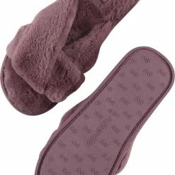 Hunkem&ouml;ller Kate Fur Twisted Slipper Mesa Rose -Billi Bi Shop unnamed file 274