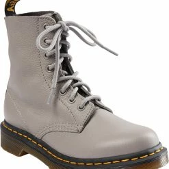 Dr. Martens 1460 PASCAL 8 EYE BOOT ZINC GREY VIRGINIA Grey