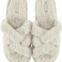 Hunkem&ouml;ller Bobby Double Cross Slipper Oatmeal Marl -Billi Bi Shop unnamed file 399