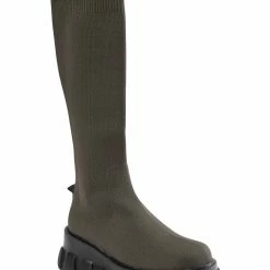 Bianco BIAPRIMA Knee High Sock Boot Knit Olive