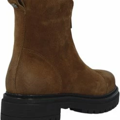 Cashott CASHANNAH Front Zipper Boot Suede Toffee -Billi Bi Shop unnamed file 526
