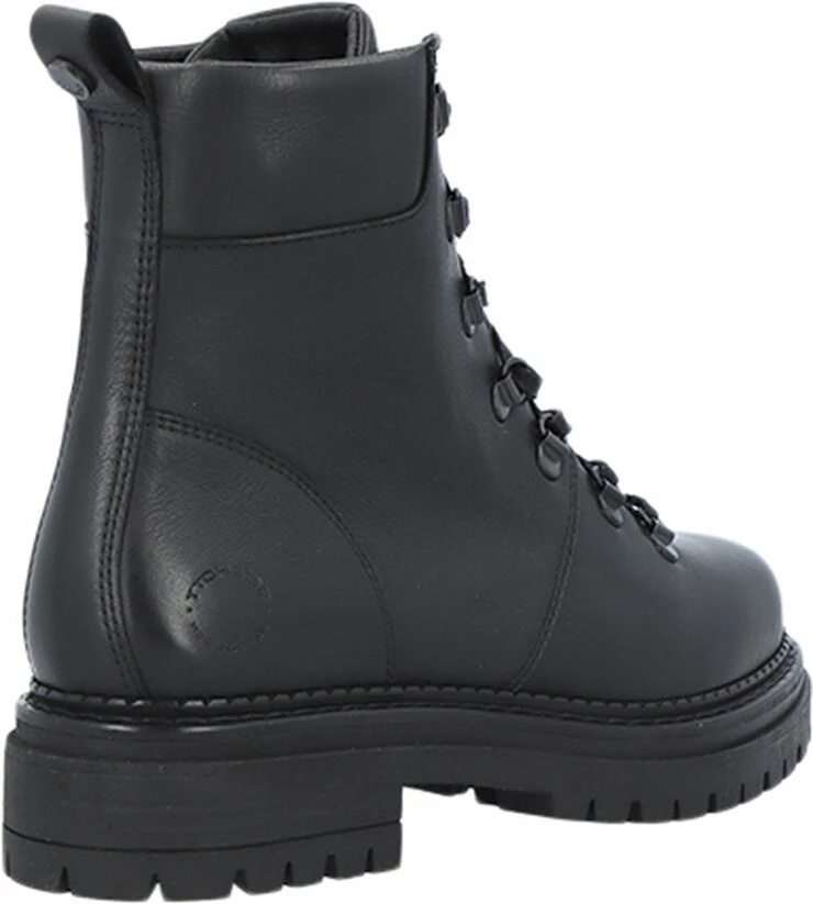 Cashott CASHANNAH Lace Boot Leather Black 6 Cashott CASHANNAH Lace Boot Leather Black - Billede 4