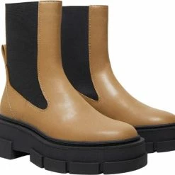 Mango ANKLE BOOTS .-- ANDY Medium Brown