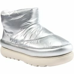 UGG W Classic Maxi Mini METALLIC SILVER