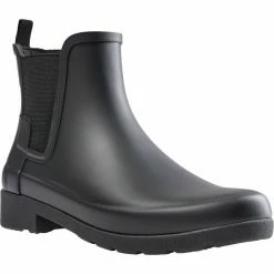 Hunter WOMENS REFINED CHELSEA BLACK