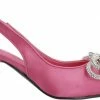 Bianco BIAPRETTY Crystal Bow Sling Back Satin Hot Pink -Billi Bi Shop unnamed file 935