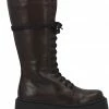 Bianco BIADEB Laced Up Long Boot Dark Brown -Billi Bi Shop unnamed file 979