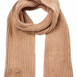 UGG W CHUNKY RK SCARF CAMEL